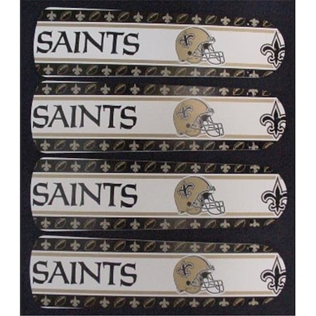 Ceiling Fan Designers 42SET-NFL-NOS NFL Orleans Saints Football 42 In. Ceiling Fan Blades Only